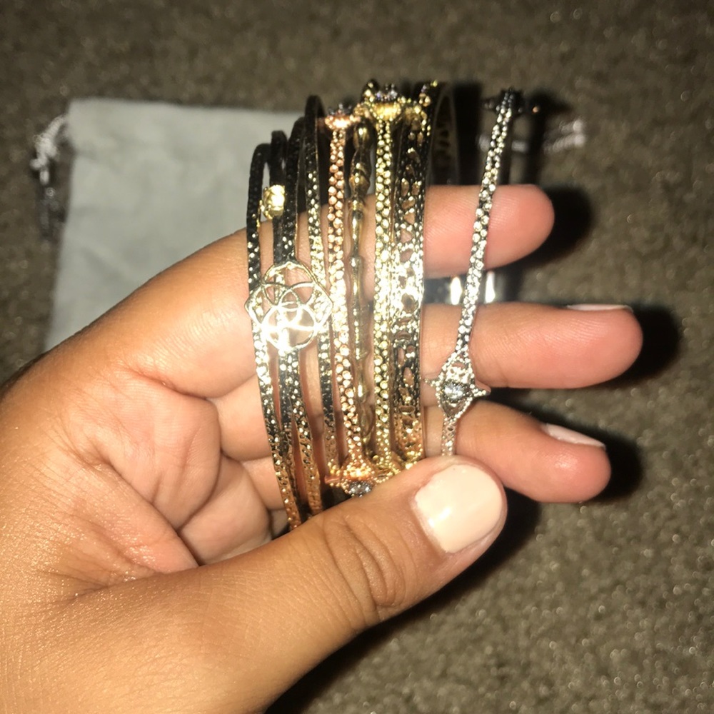 Kendra Scott mixed bangle set